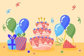 生日背景图片庆祝节壁纸