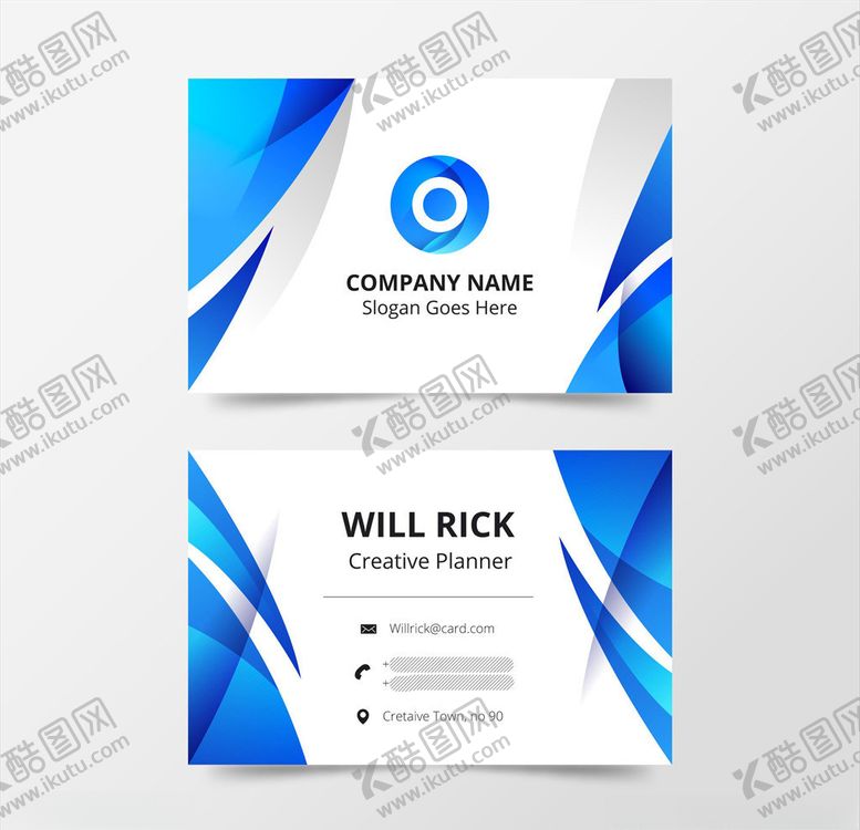 编号：92777209250536289534【酷图网】源文件下载-名片模板