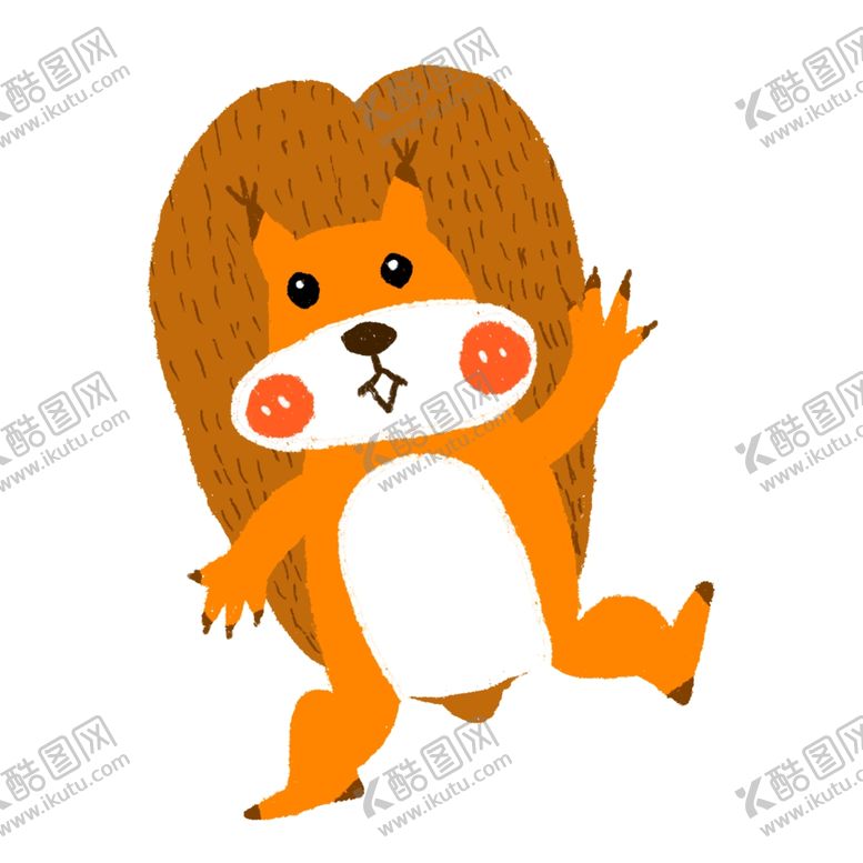 编号：47033904152223574115【酷图网】源文件下载-手绘松鼠