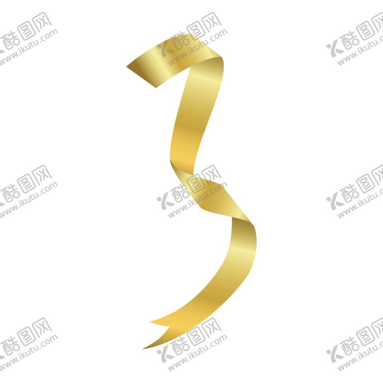 编号：24629706182034559141【酷图网】源文件下载-金色飘带