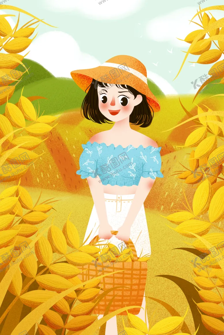 编号：32776609271951202974【酷图网】源文件下载-芒种插画