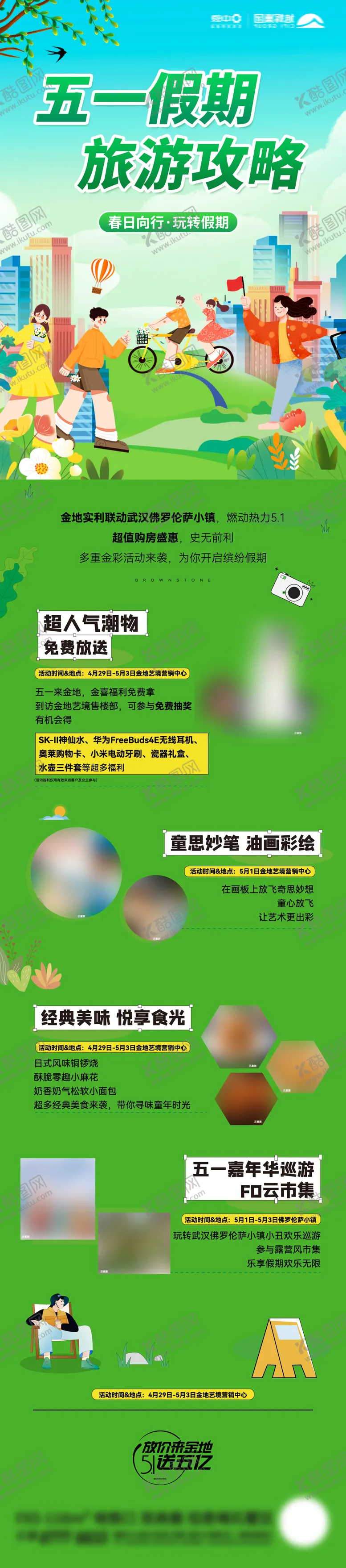 编号：85750411300309578207【酷图网】源文件下载-五一旅游攻略海报