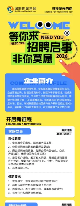 招聘海报