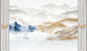 新中式背景