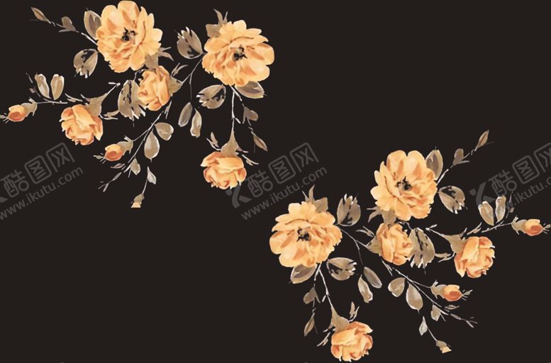 编号：59633009270432049557【酷图网】源文件下载-手绘花