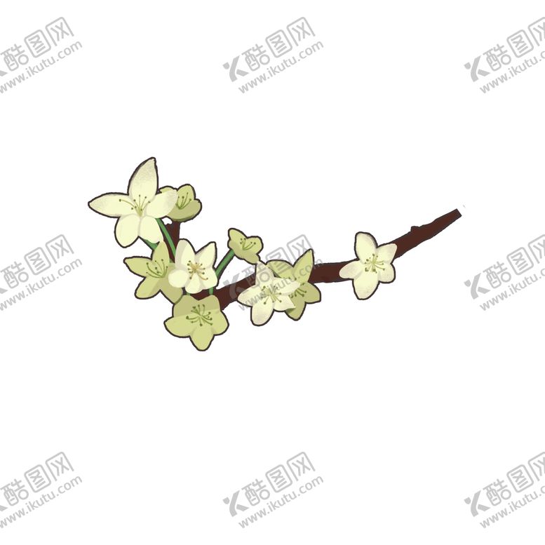 编号：84371909121340480924【酷图网】源文件下载-梅花插画