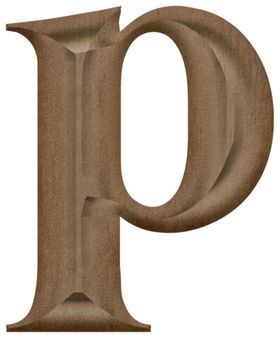 木制字母