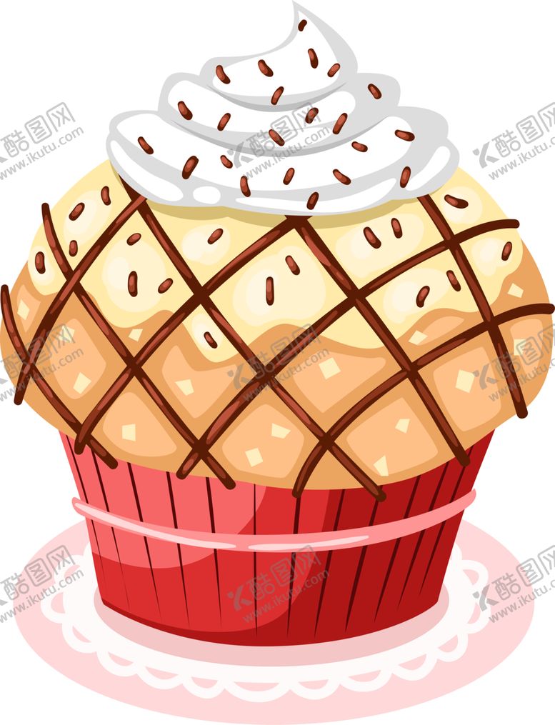 编号：67364202090057178534【酷图网】源文件下载-杯子蛋糕