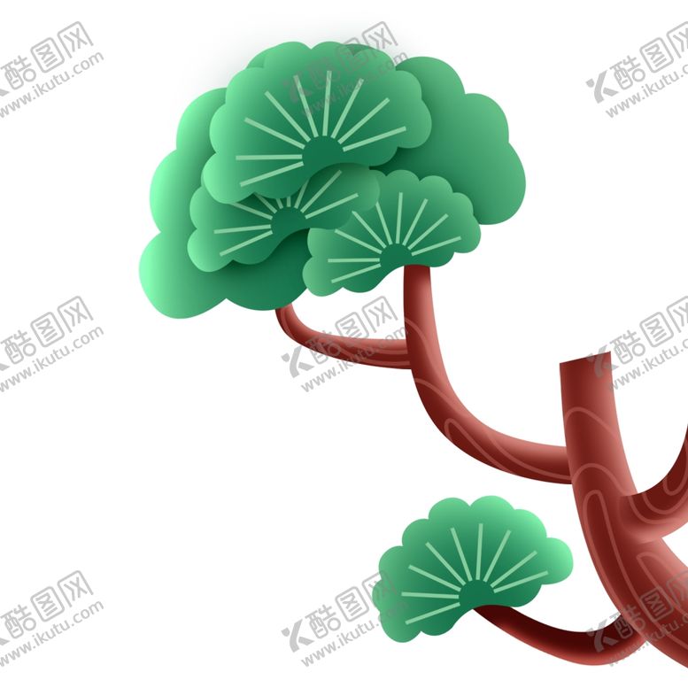 编号：45857502190506325292【酷图网】源文件下载-树叶树枝树干元素素材