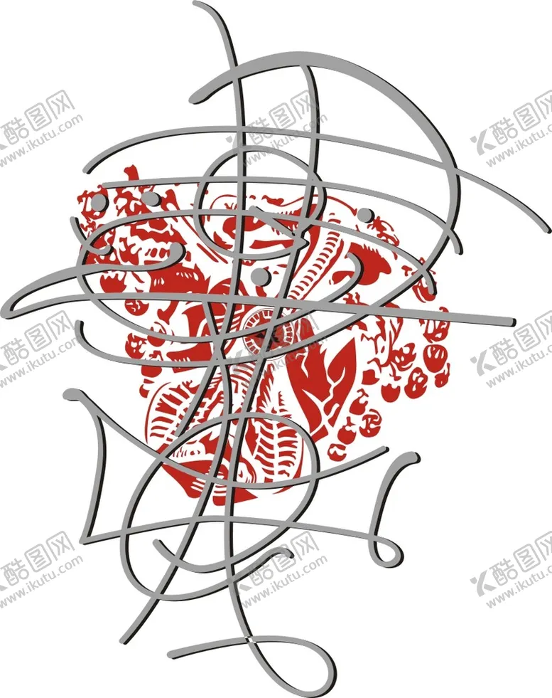 编号：50565302091742439096【酷图网】源文件下载-红点灰线