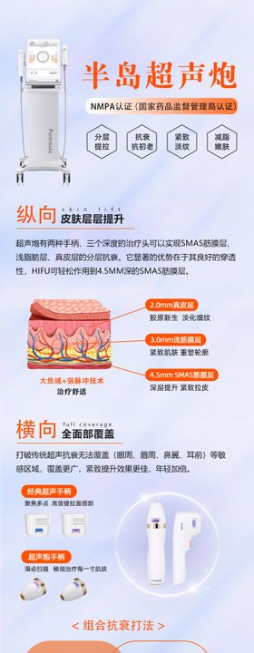 医美半岛超声炮详情页