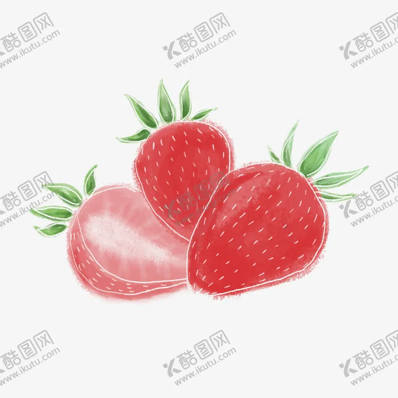 编号：05678110081052133270【酷图网】源文件下载-绘儿童卡通草莓