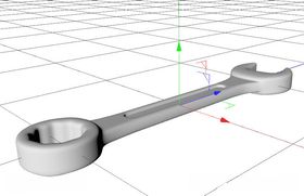 C4D模型扳手