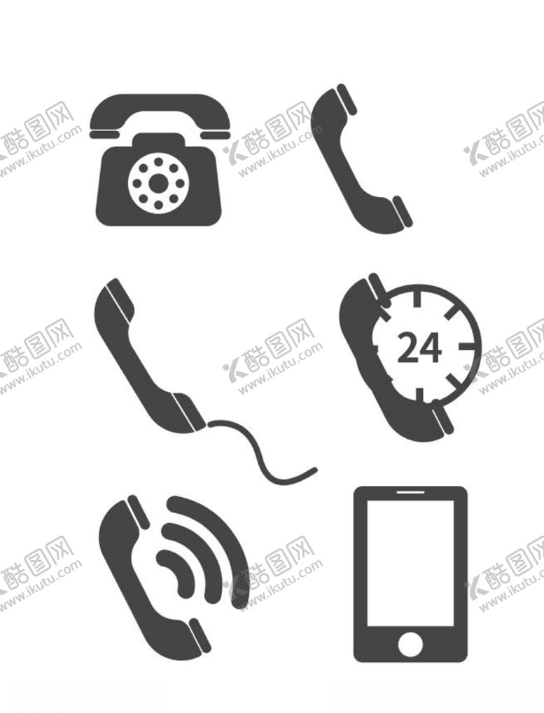 编号：95907909160238133231【酷图网】源文件下载-电话小标志