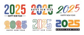 2025年新年快乐艺术字