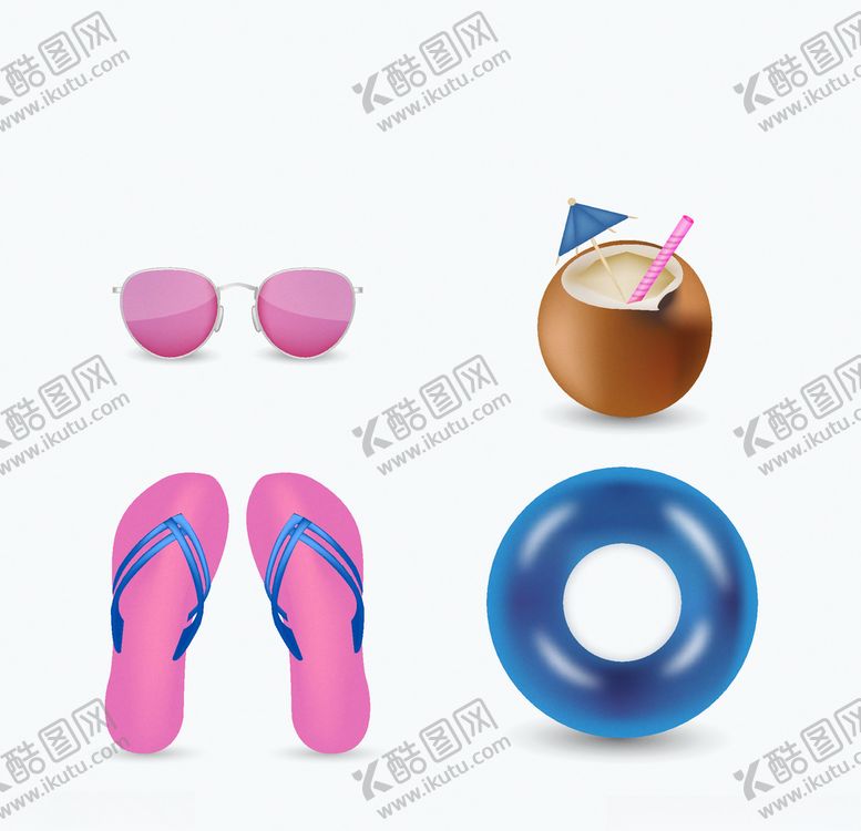 编号：12795010260704227544【酷图网】源文件下载-夏日元素