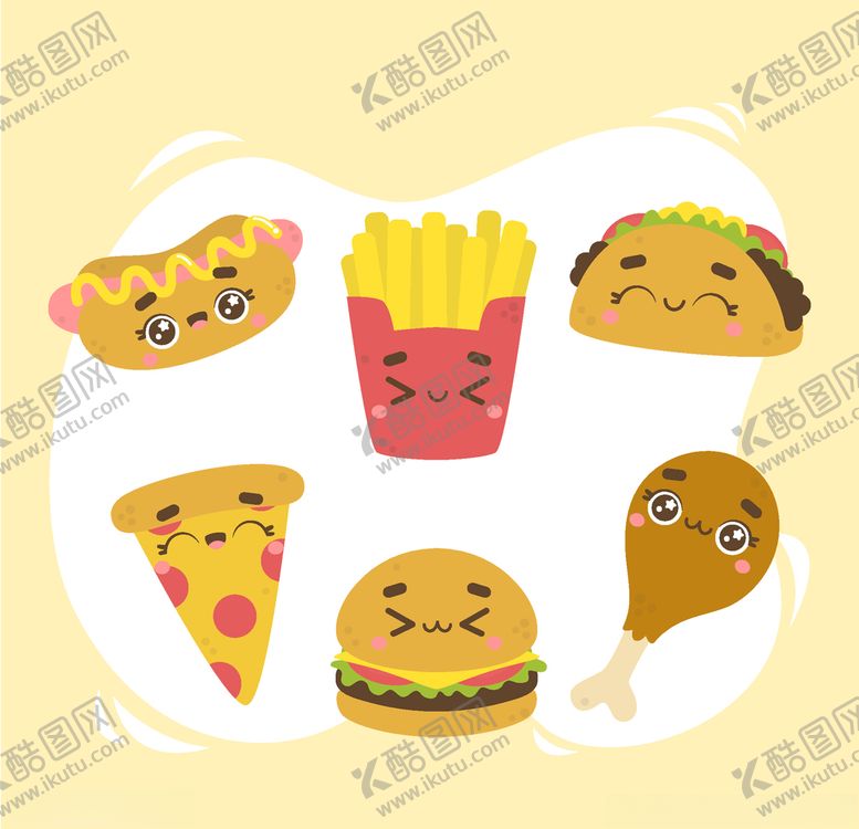 编号：81290709170750385273【酷图网】源文件下载-可爱食物
