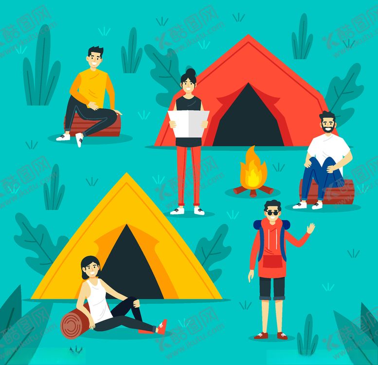 编号：86925109082315379916【酷图网】源文件下载-露营