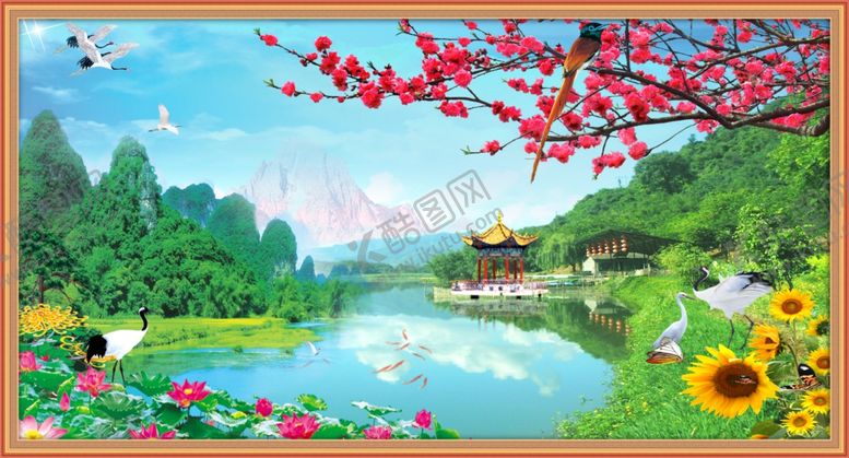 编号：88530506251923195147【酷图网】源文件下载-山水画