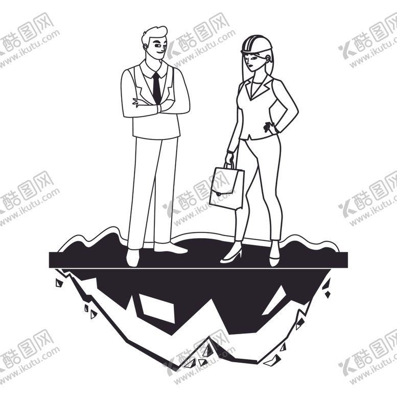 编号：48816205121816164709【酷图网】源文件下载-矢量人物景素材