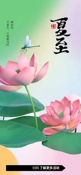 夏至宣传传统节气