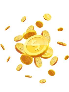 漂浮的金币