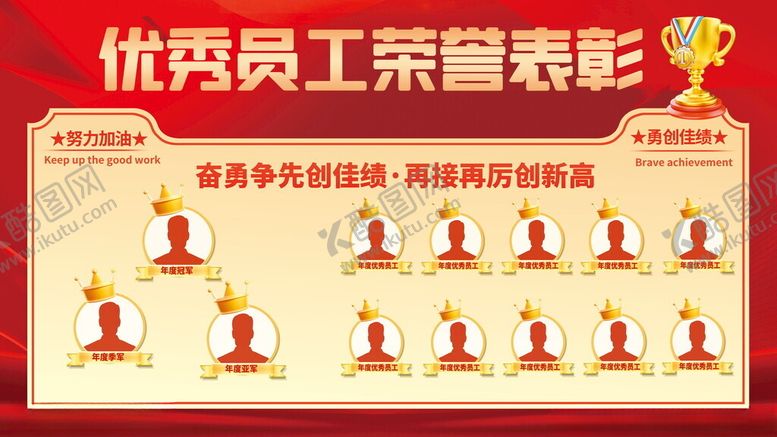 编号：10511011171835333979【酷图网】源文件下载-优秀员工荣誉表彰展示