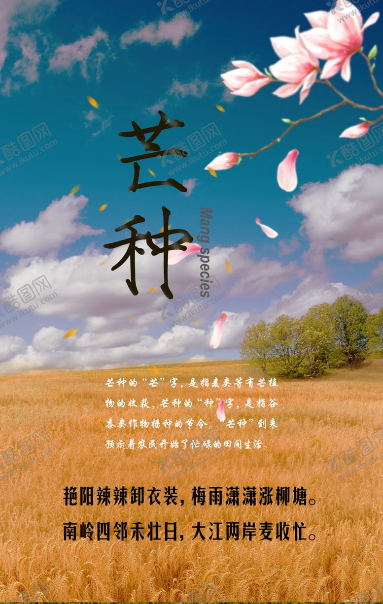 编号：94794805112334314028【酷图网】源文件下载-芒种海报