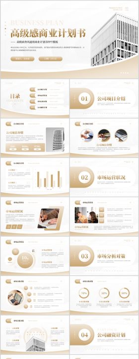 商业融资计划书PPT