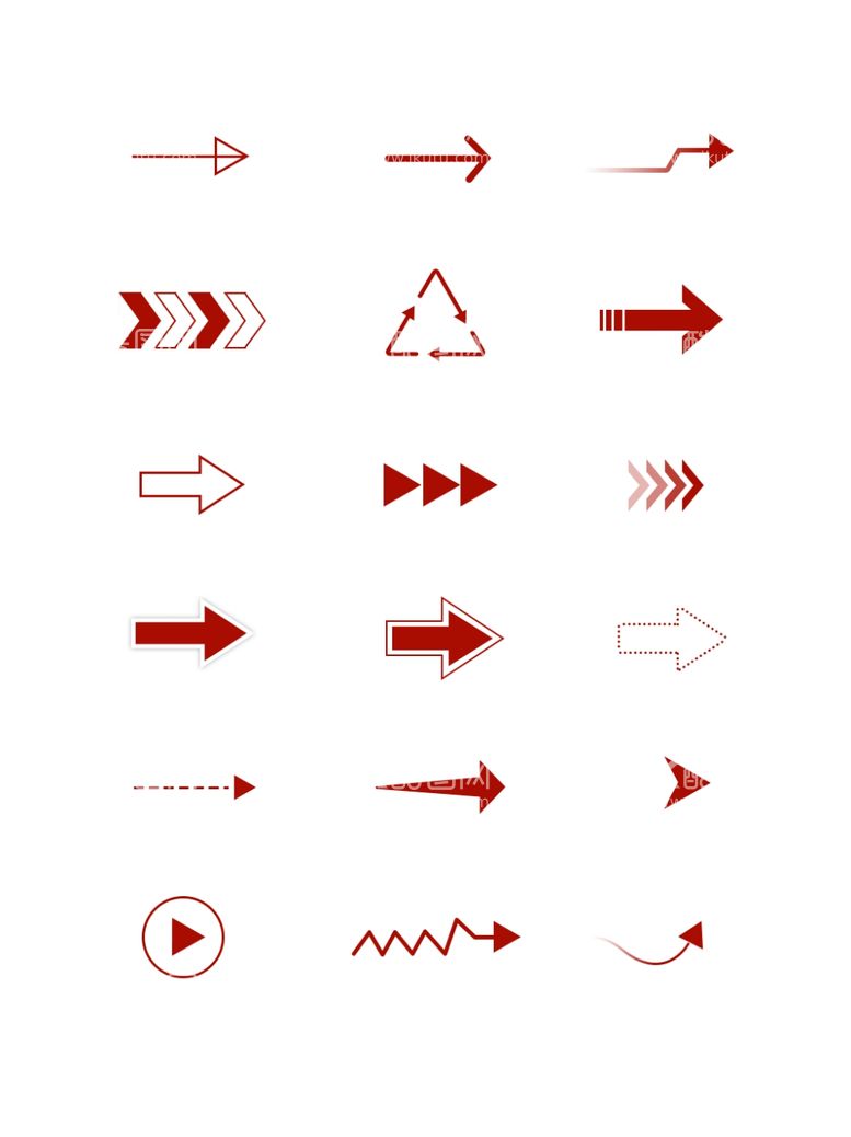 编号：61780012110233005936【酷图网】源文件下载-箭头