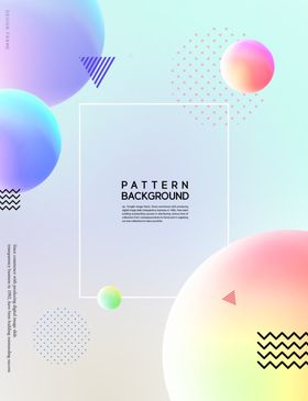 多彩抽象流体艺术背景图