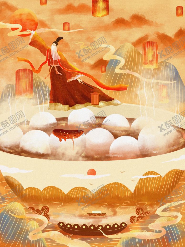 编号：85943709270303021145【酷图网】源文件下载-元宵节海报元宵节素材闹元宵