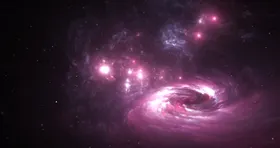 宇宙星空星系白色视觉太