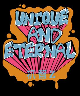 手绘卡通漫画TNT潮牌图案