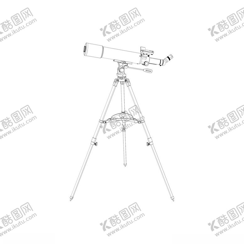 编号：61310302190448484778【酷图网】源文件下载-望远镜矢量图