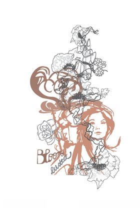 女装人物印花