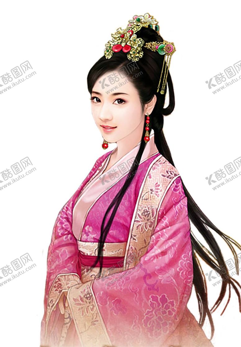 编号：87264412012344456255【酷图网】源文件下载-  古装帅哥美女插画图片