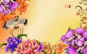 牡丹花仿瓷家和