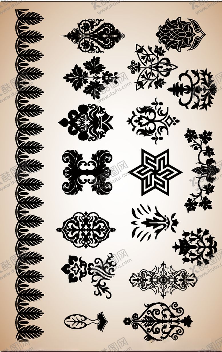 编号：43268909230106304385【酷图网】源文件下载-花边素材