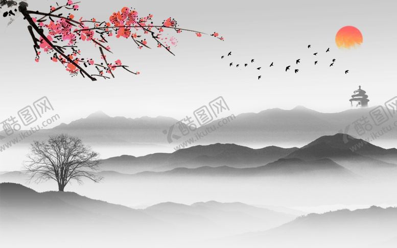 编号：60732109270830219471【酷图网】源文件下载-山水画