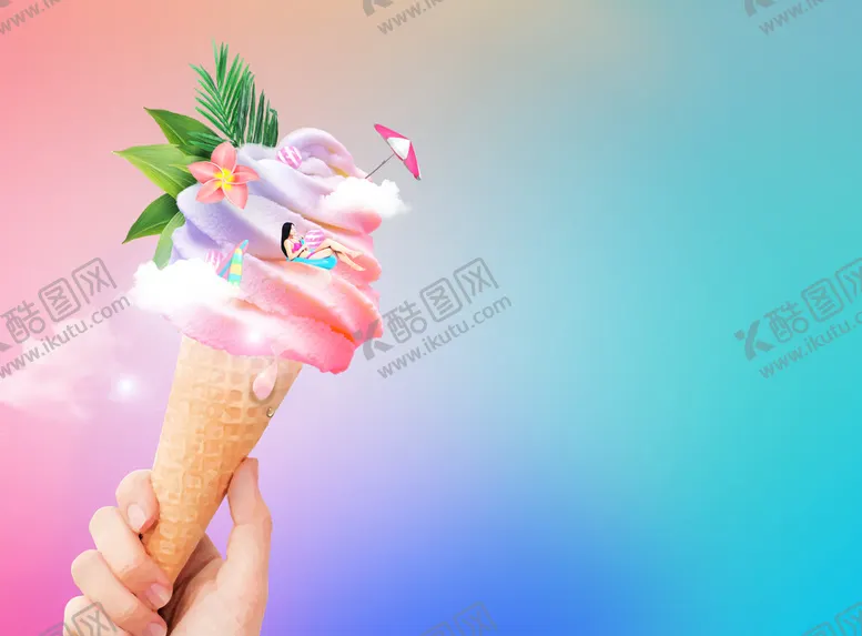编号：20834109150720106495【酷图网】源文件下载-梦幻度假广告设计创意
