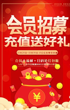 会员日海报