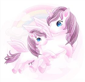 卡通独角兽