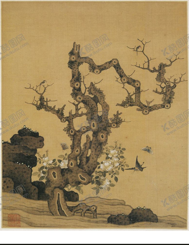 编号：28427306251746582726【酷图网】源文件下载-植物花朵工笔画