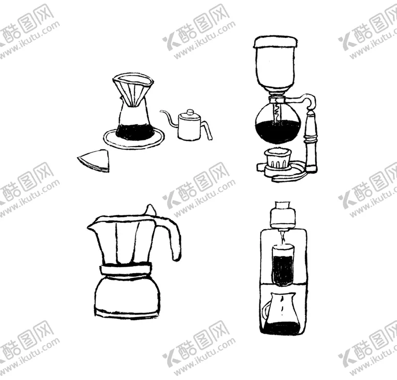 编号：44280802160407387301【酷图网】源文件下载-咖啡插画