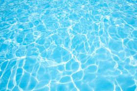 蓝色水珠水滴水流体冲击飞溅特效