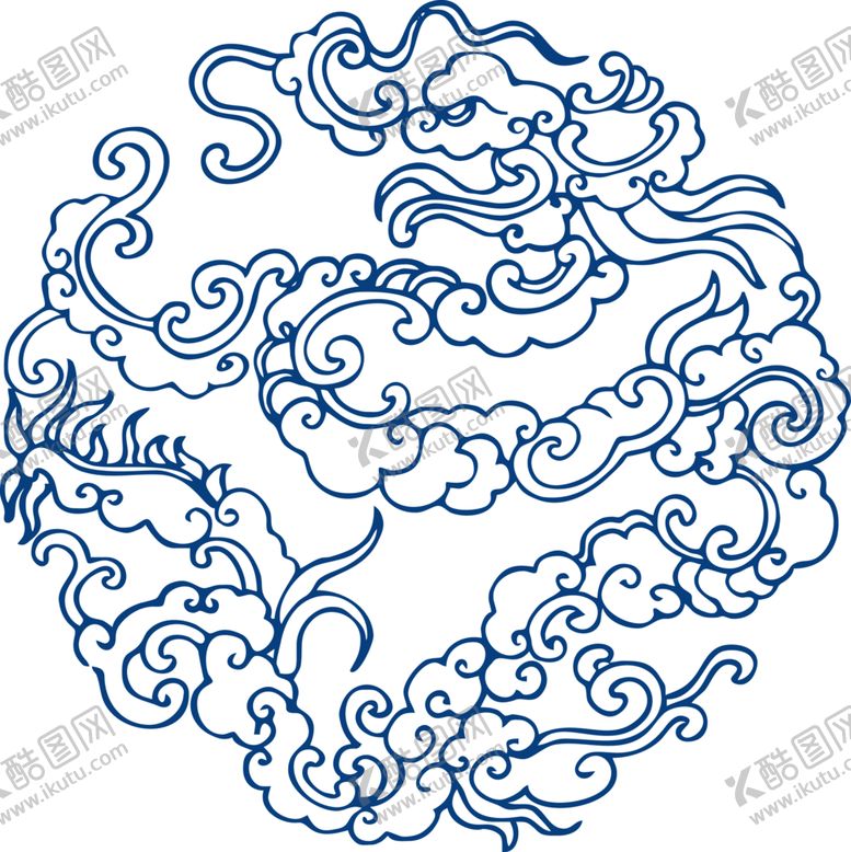 编号：22273605181857342682【酷图网】源文件下载-青花瓷图案