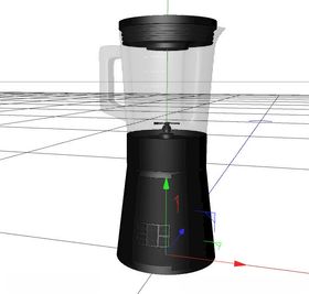 C4D模型榨汁机