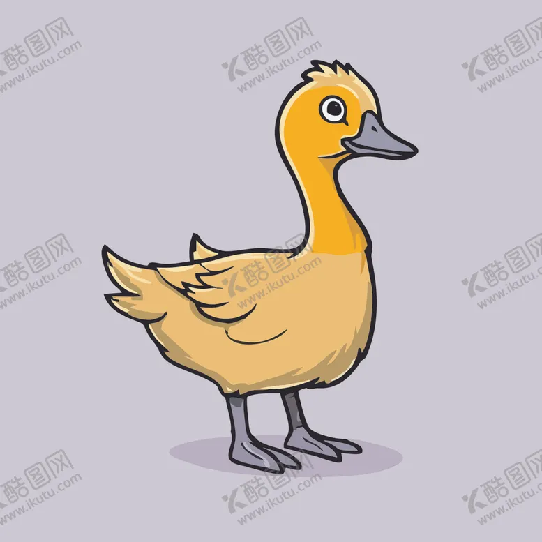编号：85880201301236235166【酷图网】源文件下载-可爱小鸭矢量卡通画儿童插画