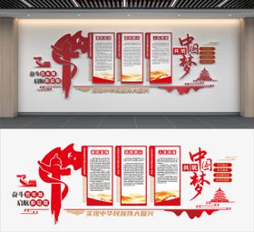 中国梦党建标语文化墙